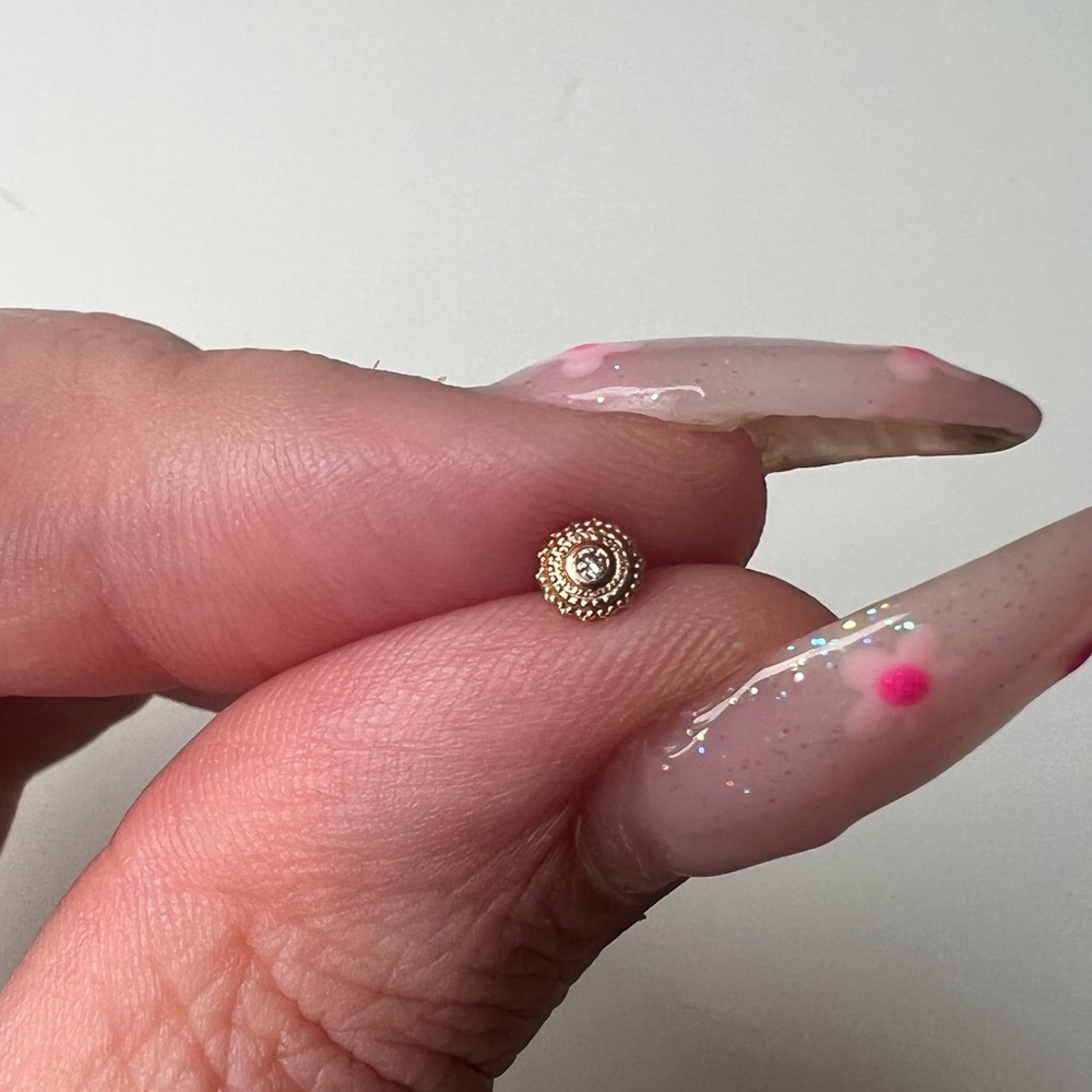 BVLA 14K Diamond Afghan End